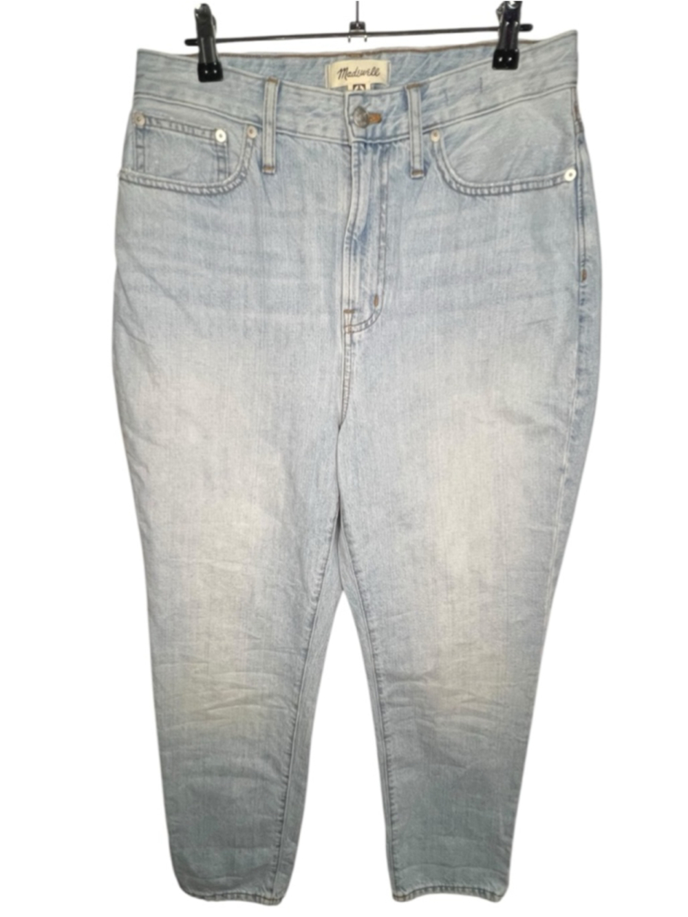 Madewell Light-wash Curvy Perfect Vintage Jeans High Rise Mom Style Denim